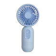 thumbnail image 5 of Lunxisen 3 Pcs Portable Handheld Personal Fan USB Rechargeable Battery Operated Three Speed Cooling for Travel Outdoor, 5 of 9