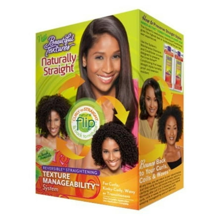 Naturally Straight Texture Manageability Kit, Allows you to go from curly to straight styles, without harsh chemicals and without permanently changing your natural hair.., By Beautiful