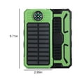 thumbnail image 3 of JTNeq Versatile 10000mAh Solar Power Bank with Outdoor Emergency Light and Fast Charging for Mobile Phones, 3 of 7