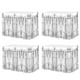 thumbnail image 1 of Faldas de mesa de flecos de papel de aluminio metálico Uxcell para fiesta Plata, 1 of 7
