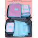 thumbnail image 1 of Bolsa de almacenamiento de viaje, bolsa de almacenamiento de suministros de viaje, bolsa de tela Oxford para ropa, zapatos, bolsa de acabado, traje de seis piezas, 1 of 5