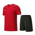 thumbnail image 6 of Mens Athletic Shorts and Tshirt Set Workout Outfit Quick Dry Sportswear Running Gym Training Activewear, 6 of 6