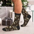 thumbnail image 7 of Xecao coffee shop house Print Crew Socks for Men and Women, Men's Soft Moisture-wicking Sock, 7 of 7