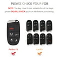 thumbnail image 2 of OFFCURVE Soft TPU Key Fob Cover for Jeep, Dodge, Chrysler Vehicles, 1 Pack, Star Cyan, 2 of 6