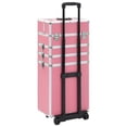 thumbnail image 3 of vidaXL Make-up Trolley Aluminium Pink, 3 of 5