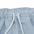 thumbnail image 6 of Dolkfu Summer Mens Pants Striped Cotton Linen Sweatpants Drawstring Loose Straight Leg Mens Trousers L, 6 of 8
