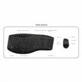thumbnail image 6 of Adesso Truform Media 1600 WKB-1600CB 2.4GHz RF Wireless Ergonomic Keyboard and Optical Mouse , Multi-Media Keys and Adjustable DPI Mouse 5 Million Keystrokes Black, 6 of 6