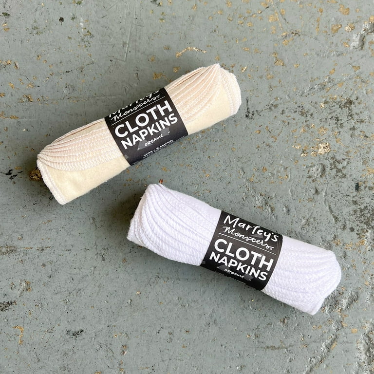 12 Cloth Napkins: Organic, Size: 7