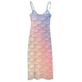 thumbnail image 5 of Mermaid Fish Scales Sleeveless Dress Women's Luxury Party Dress Birthday Dresses for Women, 5 of 7