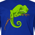 thumbnail image 4 of Inktastic Cute Chameleon Long Sleeve Youth T-Shirt, 4 of 5