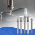 thumbnail image 2 of Amdohai 5Pcs Double Cut Tungsten Carbide Burrs 8mm Rotary Burr Set 1/4 Inch Shank Die Grinder Bit, 2 of 7