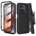 thumbnail image 2 of Thousandgear Compatible for Motorola Moto G Power 5G 2023 XT2311 Holster Case with Built-In Screen Protector, Belt Clip & Kickstand, Lime Camo, 2 of 5