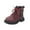 Wine, variant on Up to 65% off SEMPAI toddler Shoes Boys Girls British Style Fashion Lacein Non Slip Thicken Keep Warm Comfortable Up to 65% off