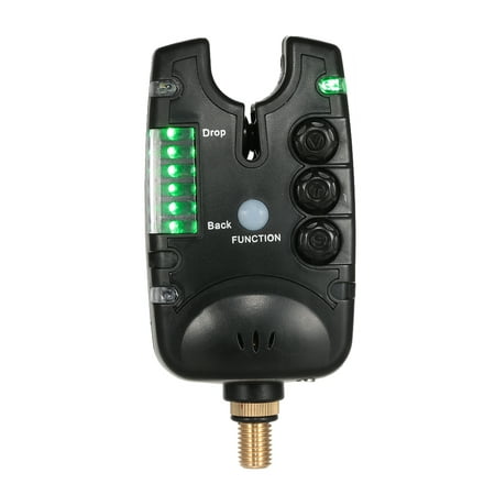 Lixada 6 LEDs Fishing Alarm Water Resistant Adjustable Tone Volume Sensitivity Sound Alert Fishing Bite Alarm for Carp (Best Carp Fishing Games)
