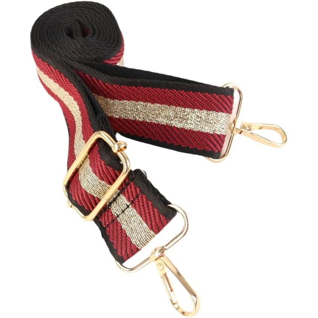 LinYooLi Bandoulière de Remplacement Réglable, Sangles de Bagage, Ceinture Bandoulière en Toile pour Sac à Main, Sangle de Sac à Main pour Femmes (Style A 119)