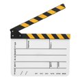 thumbnail image 1 of TOPINCN Director Clapperboard Made Of Acrylic Organic Material Clapperboard For Movie Memorabilia, 1 of 8