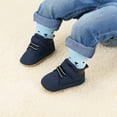 thumbnail image 2 of Biekopu Baby Boy Shoes, Soft Sole Non-slip PU Leather First Walking Shoes Flats Indoor Outdoor Toddler Shoes, 2 of 8