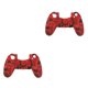 thumbnail image 3 of sweethay Reemplazo para la funda del controlador inalámbrico Impresión de camuflaje Cubierta de goma protectora de la piel del gel de silicona rojo 2piezas, 3 of 5