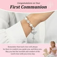 thumbnail image 5 of Girl's Cross Bracelet, Catholic Jewelry Gift for Kids Daughter Goddaughter Granddaughter 6+2 Inches, 5 of 5