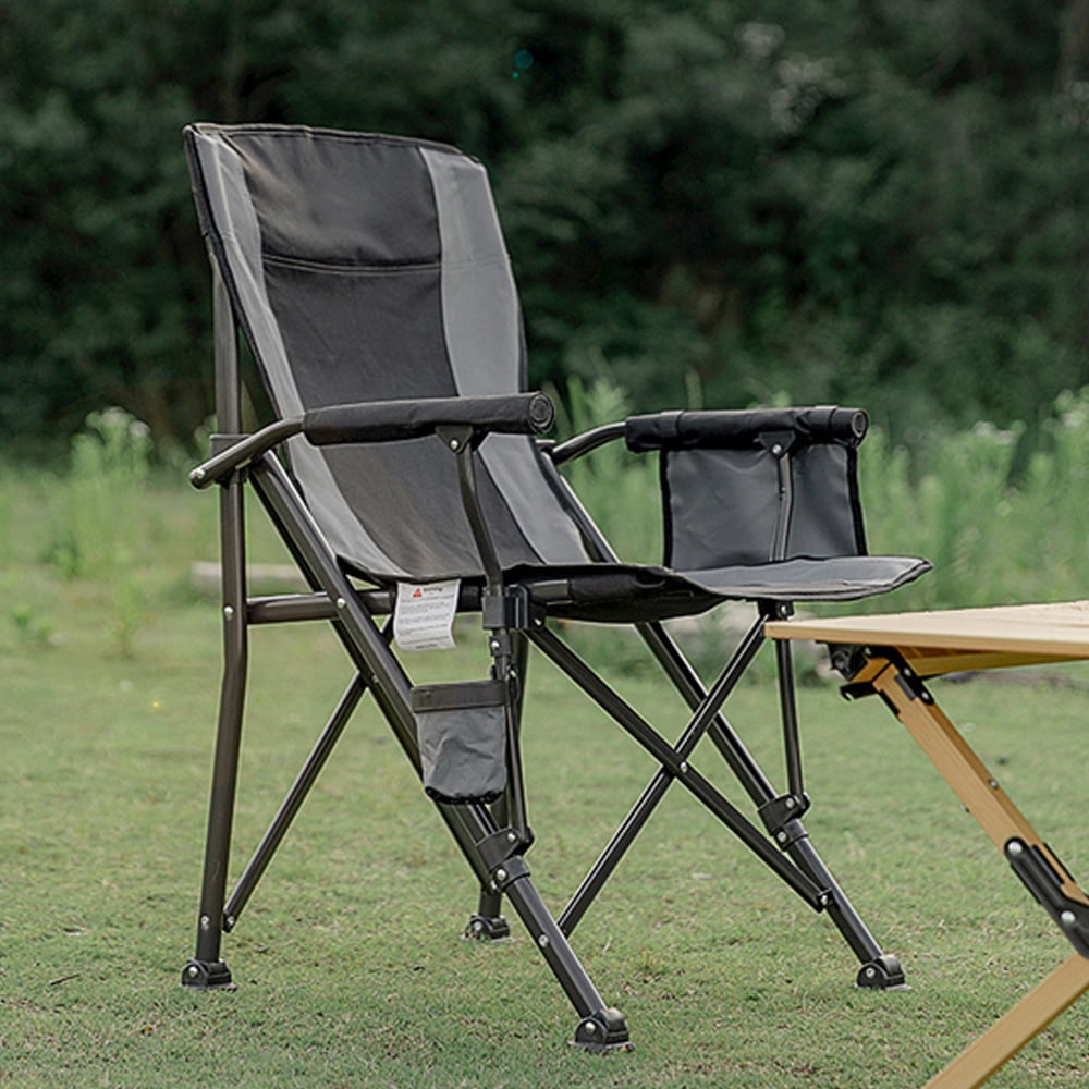 Mountainhiker Portable Outdoor Folding Chair with Padded Armrests