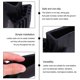 thumbnail image 3 of Ladder Foot Covers Feet Extension Ladder Feet Ladder Non-slip Rubber Pads Universal(4pcs, 3 of 5