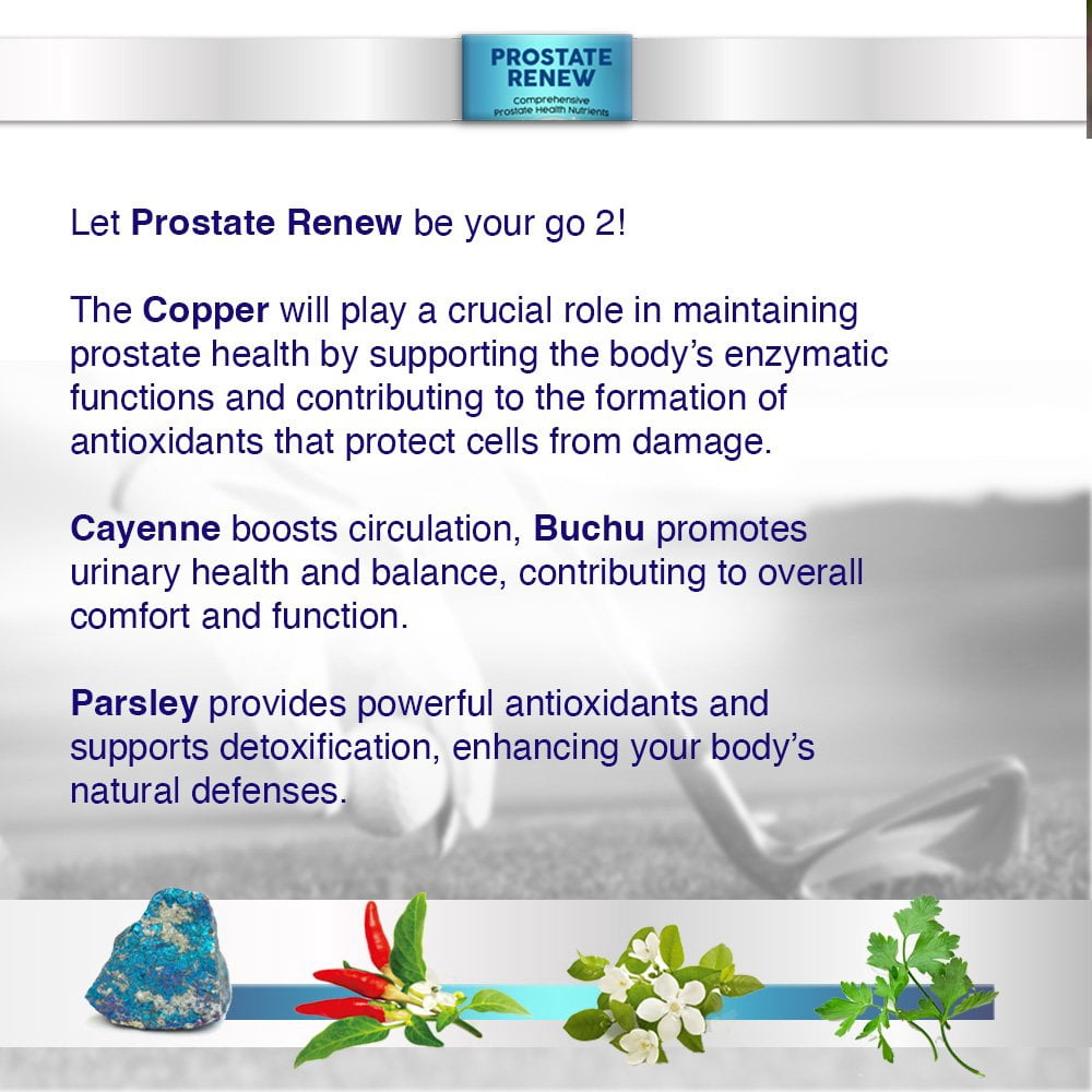 Success Chemistry Prostate Renew with Saw Palmetto Extract - General Health & Wellness Support for Men - 60 Count