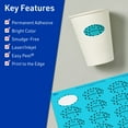 thumbnail image 3 of Avery Printable Oval Labels, Bright Blue, 1-1/8" x 2-1/4", 420ct, 3 of 11