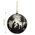 thumbnail image 3 of Nativity Scene Christmas Ornaments 2D Acrylic Religious Hanging Decor The Birth of Jesus Christian Tree Decoration 2025 Festive Memorial Keepsake for Home, 3 of 7
