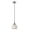 Multiple Finishes, variant on 201C-PN-G72-Innovations Lighting-Bell - 1 Light Cord Hung Mini Pendant In Industrial Style-10 Inches Tall and 8 Inches Wide-Polished Nickel