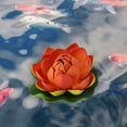 thumbnail image 6 of Tyeign Floating Water Lily with Lotus Pod, Realistic Pu Pond Decor for Aquarium Fish Tank, Koi Garden Pool Ornament, Living-Room Centerpiece, 1X Artificial Water Lily, 1X Artificial Water Lily, 6 of 6