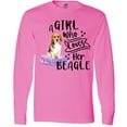thumbnail image 3 of Inktastic A Girl Who Loves Her Beagle Long Sleeve T-Shirt, 3 of 5