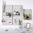 thumbnail image 5 of SPRING PARK Grid Photo Wall, Grid Panel for Photo Hanging Display, Multifunctional Metal Mesh Wall DIY Decor Storage Organizer, 5 of 7