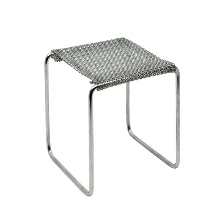 Wire Mesh Stand for Alcohol Burner - Chrome Plated Steel Wire - 3.5" Tall - Eisco Labs