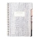 thumbnail image 1 of Cuaderno pestañas Fringe Studio, "Líneas tribales", tapa flexible, rayado universitario, pestaña troquelada, 7.25"x10", 180 páginas (343007), multicolor, 1 of 3
