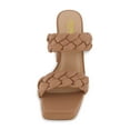 thumbnail image 3 of CUSHIONAIRE Women's Aurora Braided Platform Sandal +Memory Foam, 3 of 5