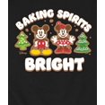 thumbnail image 3 of Disney - Baking Spirits Bright Mickey And Minnie - Men's Crew Fleece Sweatshirt Sweatshirt, 3 of 5