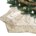 thumbnail image 1 of Falda para árbol de Navidad Valery Madelyn, oro blanco, 120 cm, 1 of 7