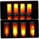 thumbnail image 4 of Luces LED solares para tapas de tarros Mason, simulación de llama, 4 of 5