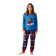 thumbnail image 3 of Christmas Family Pajamas Outfit, Superhero Graphic Long Sleeve Sleepwear Loungewear Set for Group Party, 3 of 4