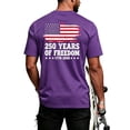 thumbnail image 4 of ibiyuan 250th Anniversary Usa Shirt Funny T Shirts for Men Tshirts for Men Crew Neck Short Sleeves Streetwear 4th Of July Pullover Tees Tops, 4 of 4