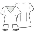 thumbnail image 5 of Tooniforms Women Scrubs Top V-Neck TF633, 5 of 7