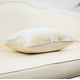 thumbnail image 3 of Funda de almohada Alerfa con bordado de hojas de terciopelo, 45 x 45 cm, color beige, 3 of 7
