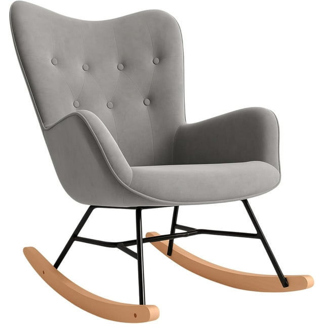 Silla Mecedora Bluelander para Adulto, Gris