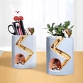 thumbnail image 4 of Segreto Plantas Creativas Macetas Macetas con Cepillo Adornos para Plantas Suculentas Maceta Decorada Escritorio, Jardín, Sala de Estar con Dulce Familia de Erizos La moriposa Store, 4 of 7