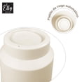 thumbnail image 4 of Maceta 30cm Moderna Minimalista Interior Exterior con Plato beige Elly Decor MCA01WH-30CMCPLT, 4 of 7