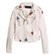 thumbnail image 1 of Floral Night Leather Jacket Women's Faux Leather Jackets Casual Short Coat For Spring Fall And, 1 of 5
