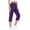 Purple, variant on Zedker 15"/ 18"/ 21"/ 25" Capri Pants for Women High Waist with Pockets Women's Capris Workout Yoga Pants Loose Straight Leg Pants Green Size S-XXL