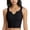 Black, variant on Lopecy-Sta Women's Ribbed Notch Neck Sports Bra Top U-Neck Padded Workout Tank,Slim Fit Seamless Yoga Bra,Soft Stretchy Activewear for Gym