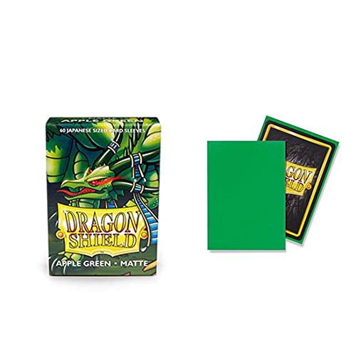 2 Packs Dragon Shield Matte Mini Japanese Apple Green 60 ct Card Sleeves Value Bundle!