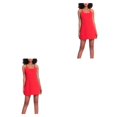 thumbnail image 3 of Qarigey Vestidos de entrenamiento para mujer, traje de baile informal para ejercicio, ropa sin mangas, vestido de tenis de Golf corto suelto para Type5 NO5 Qarigey CBP380651, 3 of 6